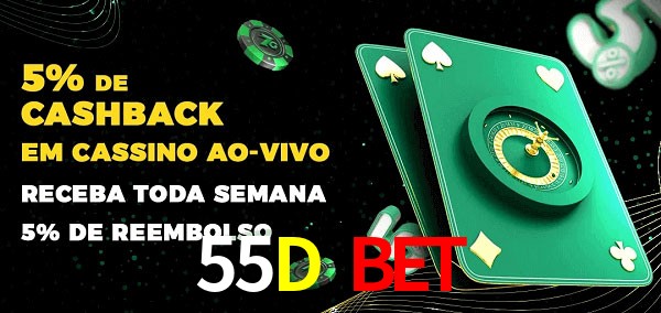 Promoções do cassino ao Vivo 55D Bet
